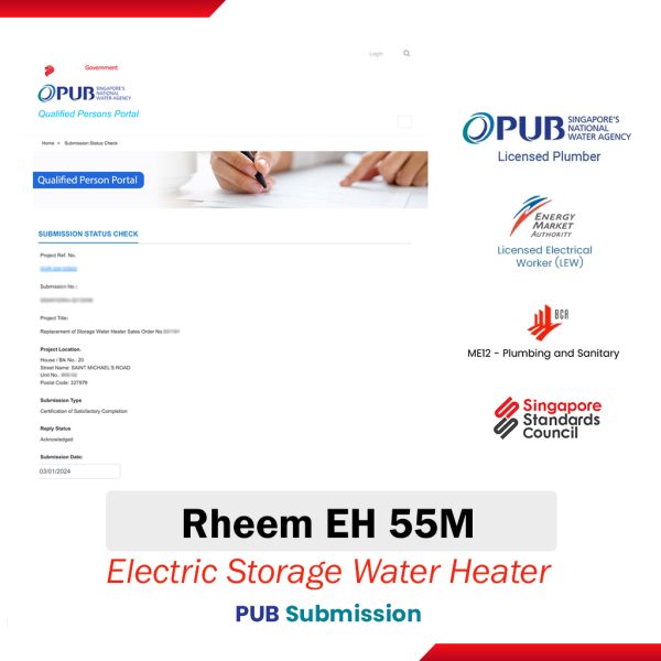 Rheem EH-55M Electric Storage Water Heater PUB Submission